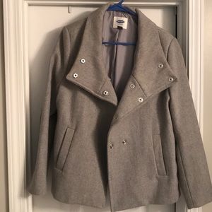 Grey Peacoat